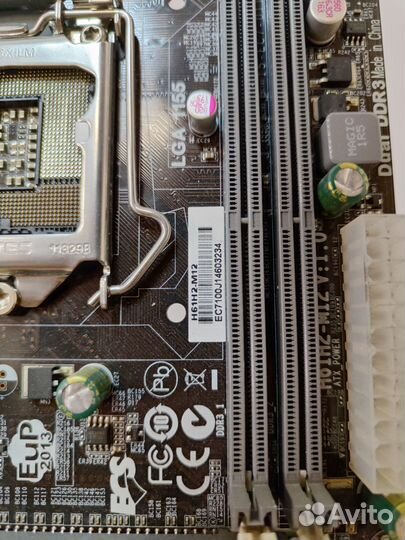 Материнская плата ECS H61H2-M12 LGA 1155