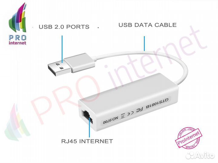 Хаб USB Type-C 3в1+lan