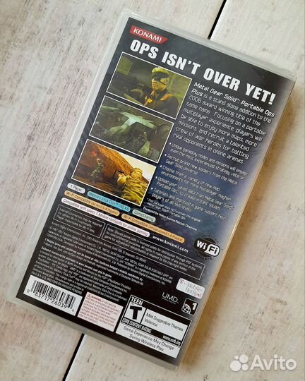 Metal Gear Solid: Portable Ops Plus PSP Новый Силд