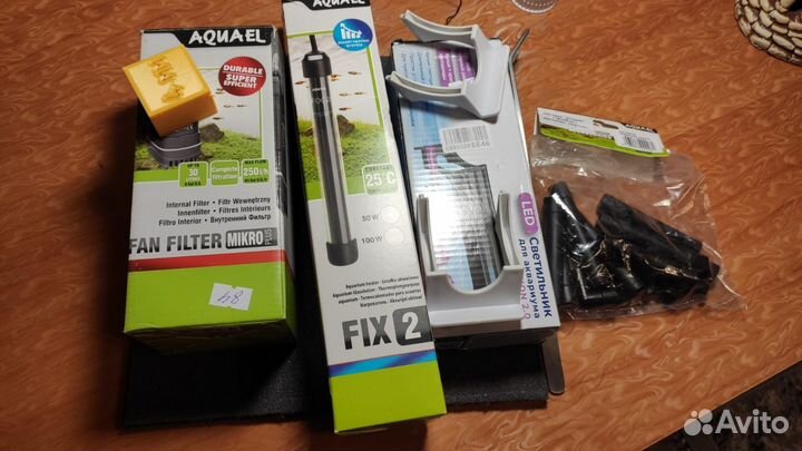 Аквариум + комплектующие