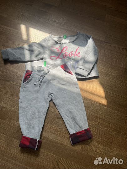 Вещи пакетом на девочку от 6 мес 68 74 80 86 92 98