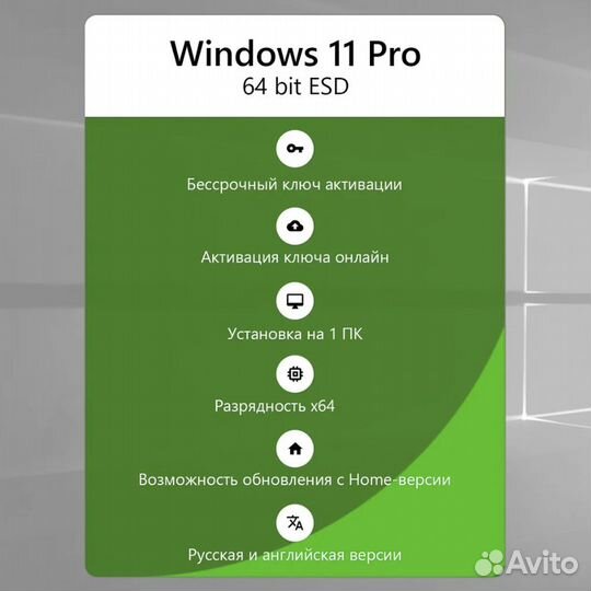 Windows 11 Pro - Бессрочные