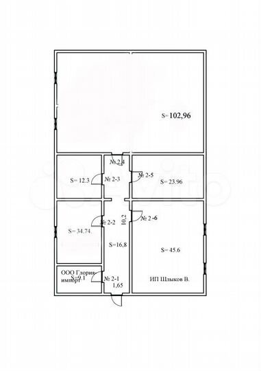 Офис, 102.96 м²