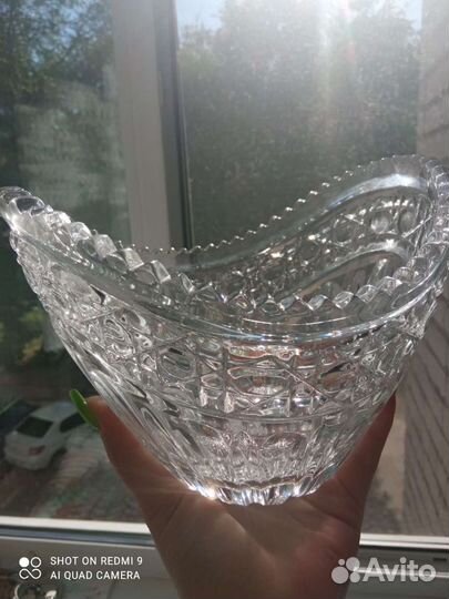 Ваза хрустальная СССР