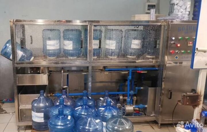 Триблок розлива, ополаск., укупора в 19 л пэт