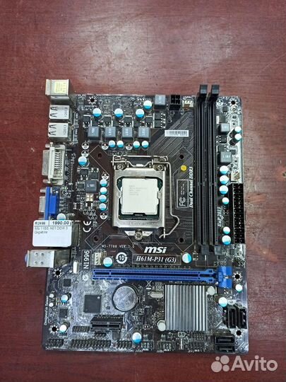 Материнская плата MSI 1155