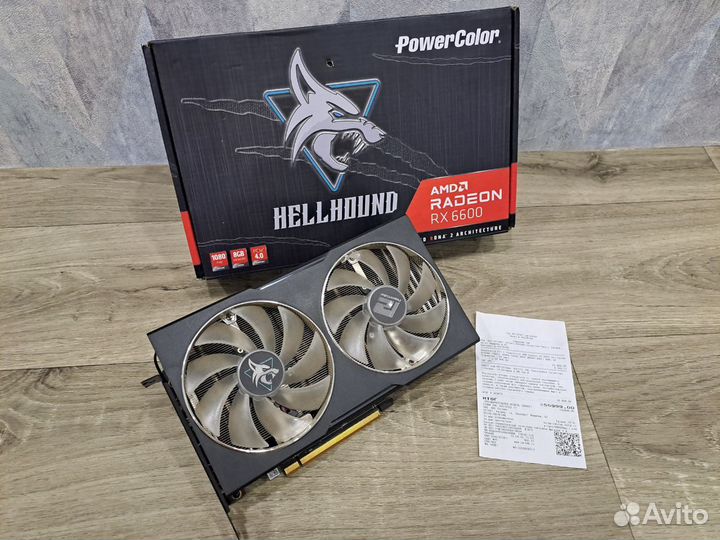 Видеокарта RX 6600 8gb Hellhound