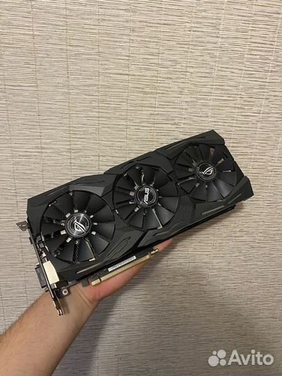 Видеокарта Asus 1080 Rog Strix 8Gb + скупка