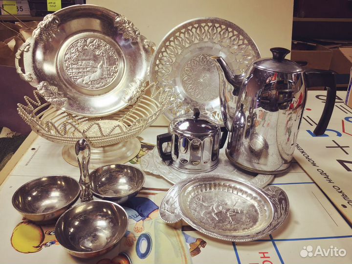 Металлическая и эмалированная посуда СССР