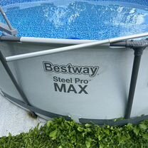 Каркасный бассейн bestway steel pro max 366 на 100