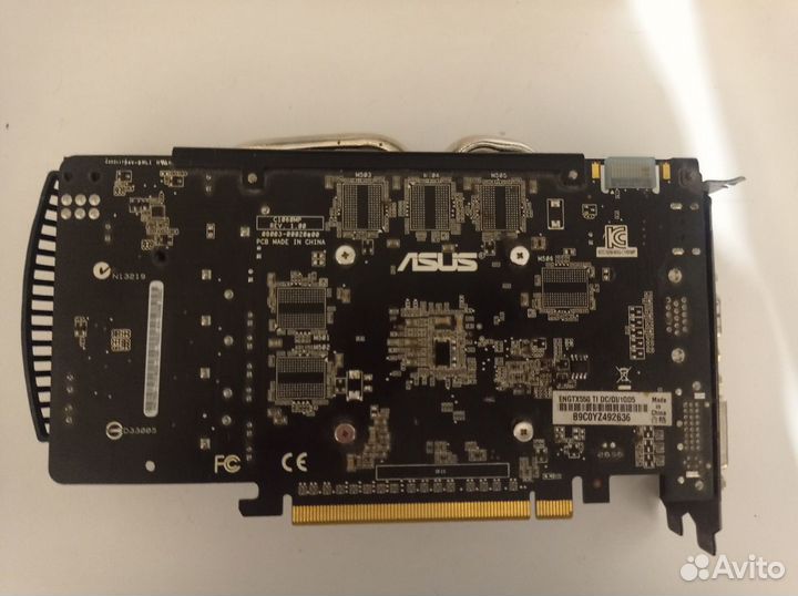 Видеокарта asus GTX 550 TI