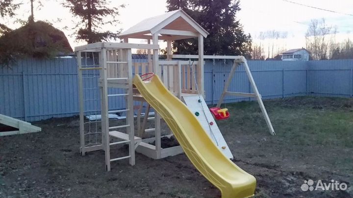 Детская игровая площадка уличная Савушка Мастер 3