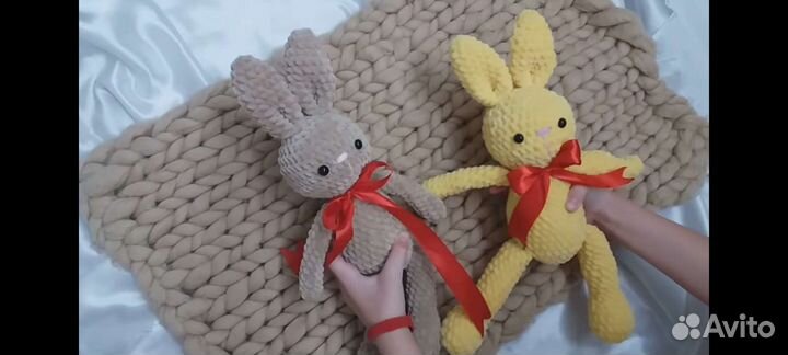 Мягкая игрушка заяц