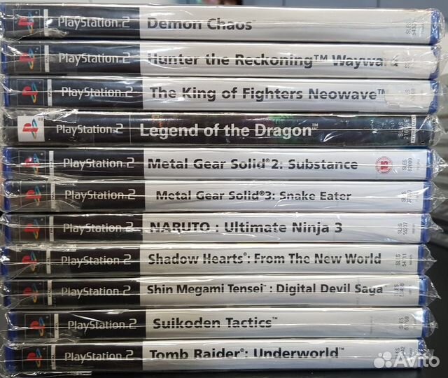 Редкие игры на PS2/PS3, новые в пленке