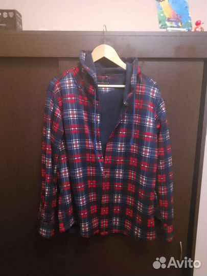 Теплая рубашка женская