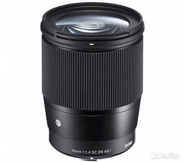 Объектив Sigma 16mm f/1.4 DC DN Contemporary X-Mou