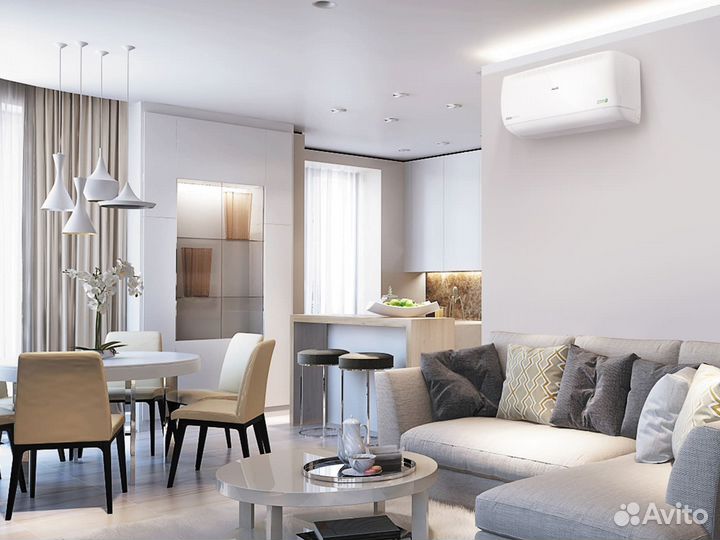 Настенный внутренний блок мульти сплит системы AUX amwm-H12/4R2(J)