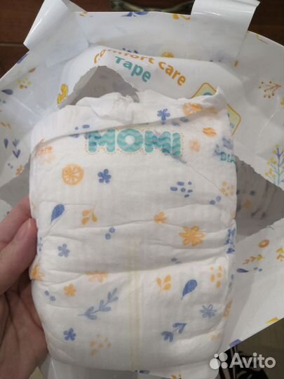 Подгузники momi S tape 3-6 кг