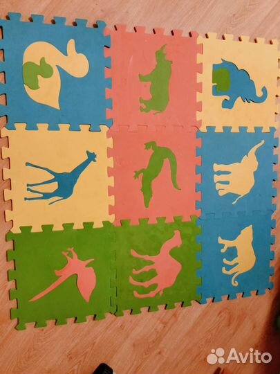 Детский коврик пазл