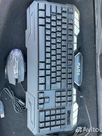 Клавиатура + мыш Dexp Rage Black