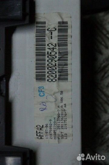 Дисплей информационный Renault Megane 2 1.4