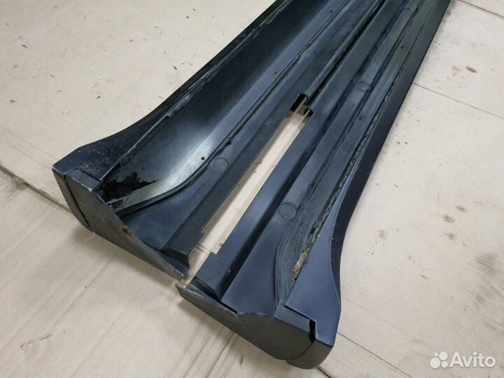 Накладки порогов Techart Porsche Cayenne 957