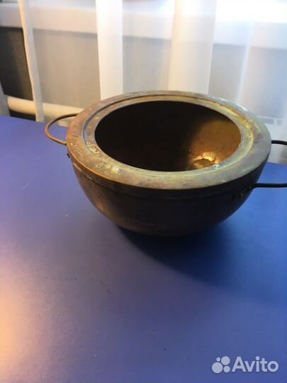 Латунный таз для варенья