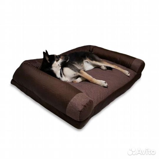 Диван-лежак для собак 120*70см для крупных пород