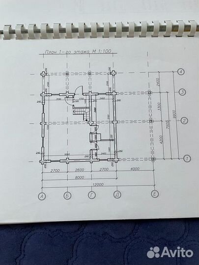 Проект дома из оцилиндрованного бревна