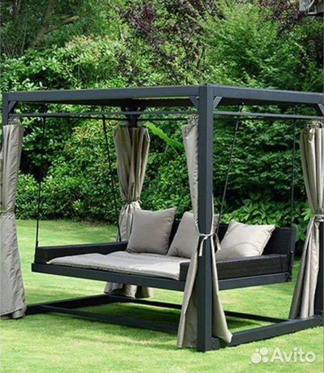 Беседка в стиле лофт