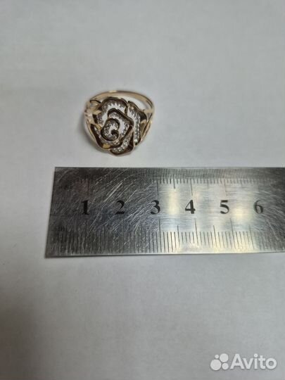 Золотое кольцо 585 пробы