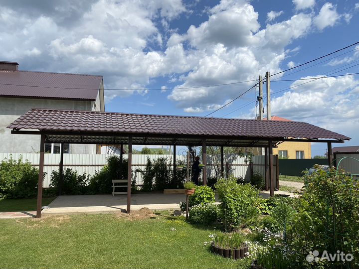 Строительство навесов металлоконструкции