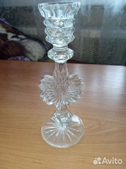 Подсвечник хрустальный СССР