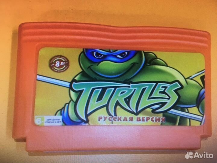 Картридж 8bit Teenage Mutant Ninja Turtles 1 NES