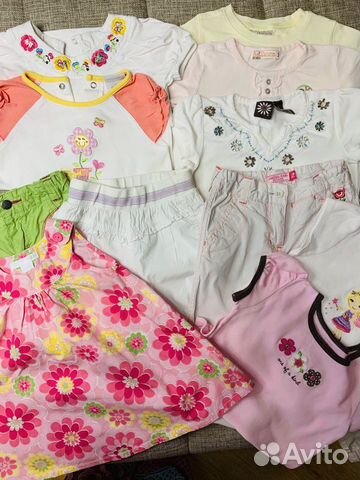 На лето фирменные вещи пакетом 6-18 мес
