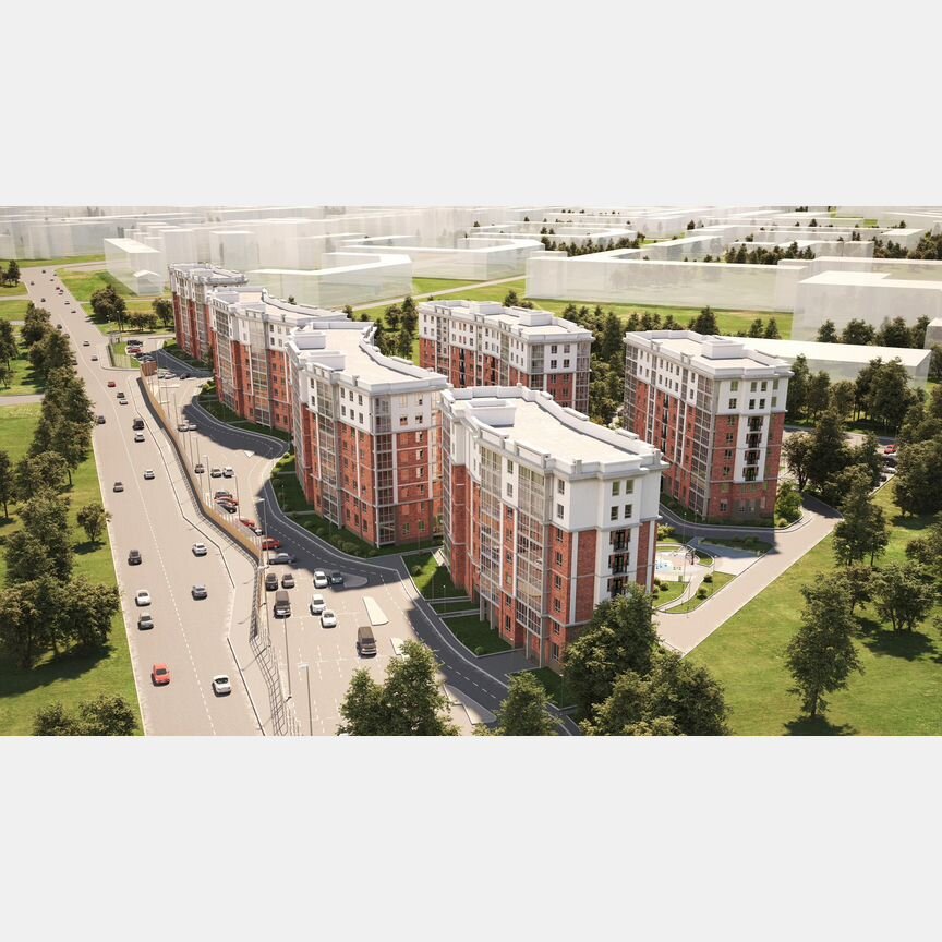 1-к. квартира, 39,2 м², 5/8 эт.