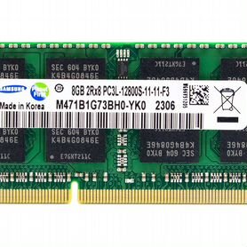 Новый sodimm DDR3L 8GB Samsung PC3L-12800 DR89