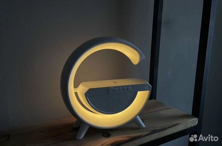 Ночник + колонка + беспроводная зарядка