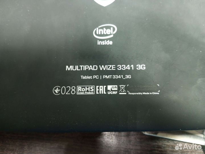 Планшет prestigio multipad wize 3341