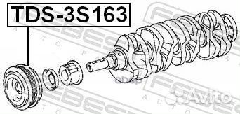 Шкив коленвала 3SFE/4SFE/5SFE/5sfne TDS3S163 Fe