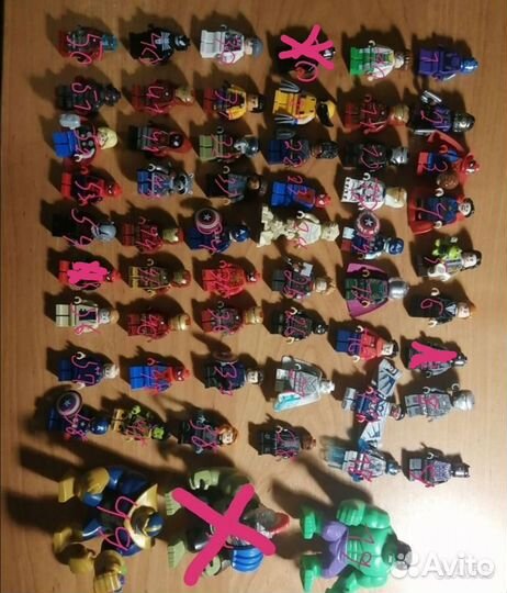 Lego minifigures marvel