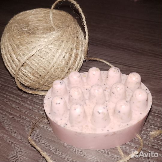 Массажное мыло ручной работы