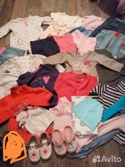 Вещи и обувь пакетом для девочки