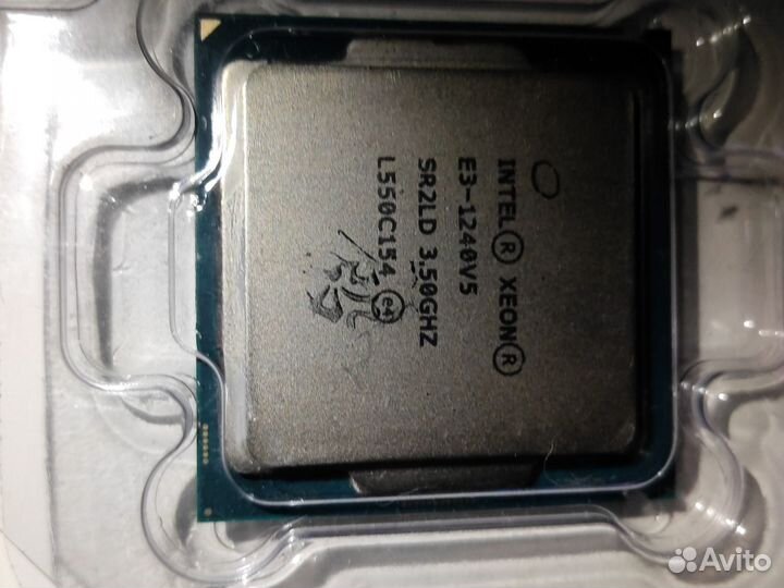 Процессор xeon e3-1240v5