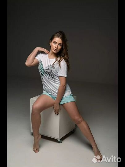 Пижама женская с шортами 44-р, новая