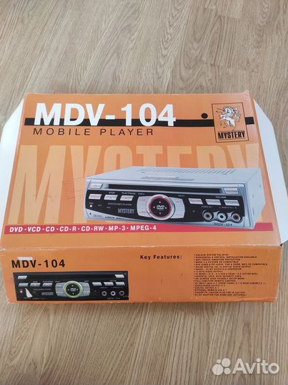 Автомагнитола Mystery MDV-104