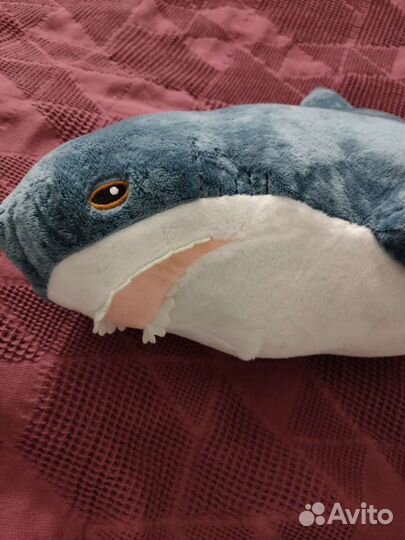 В наличии Мягкая игрушка акула 80 см