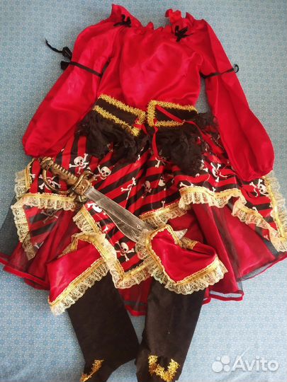 Костюм пиратки для девочки