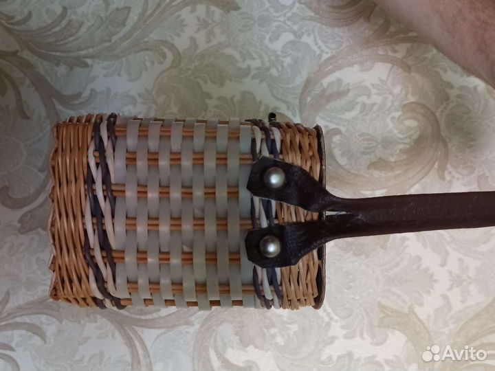 Сумка корзинка плетеная СССР