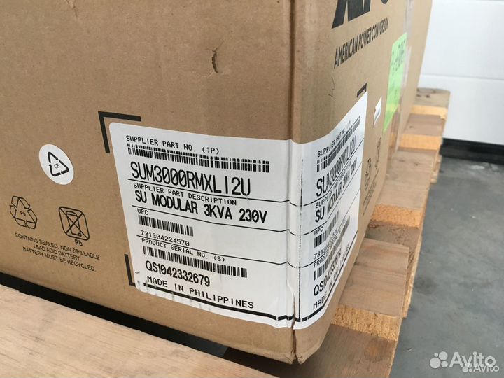 Ибп APC Smart-UPS sum3000rmxli2u новый